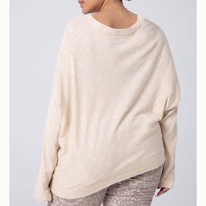 By Anthropologie Damiana Pullover, Beige, Large
